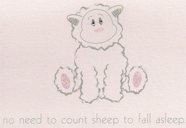 Counting Sheep Greeting Card