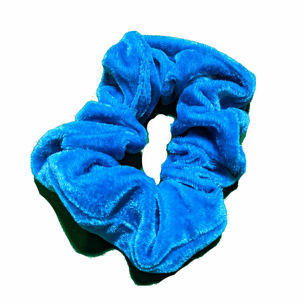 Velvet Dodger Blue Scrunchies