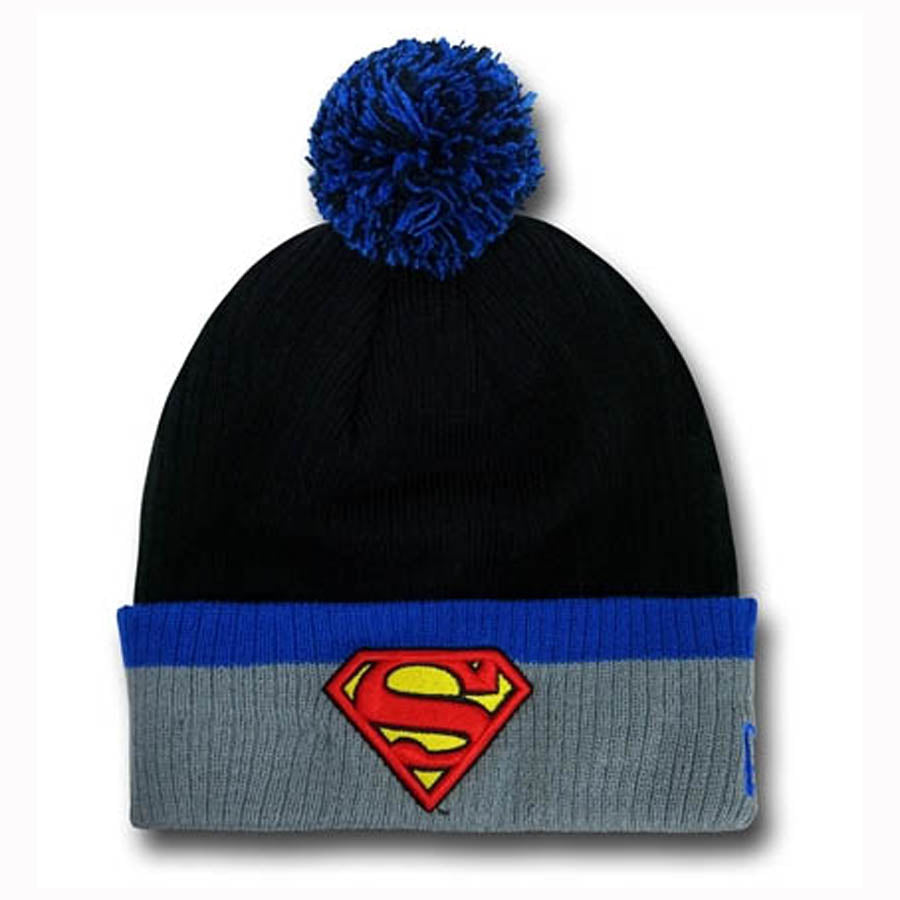 Superman Pom Pom Hat