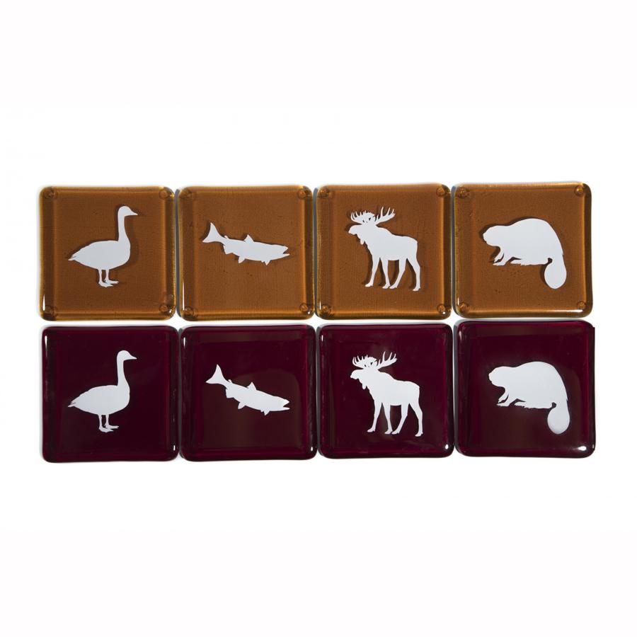 Made-in-Canada-Coasters-Animal-Recycled