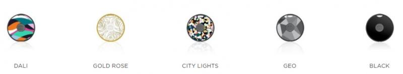 Clickie Self Remote colour options - Dali, Gold Rose, City Lights, Geo and Black