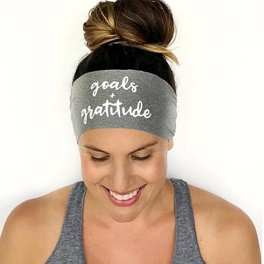 Goals & Gratitude Fitness & Yoga Headband