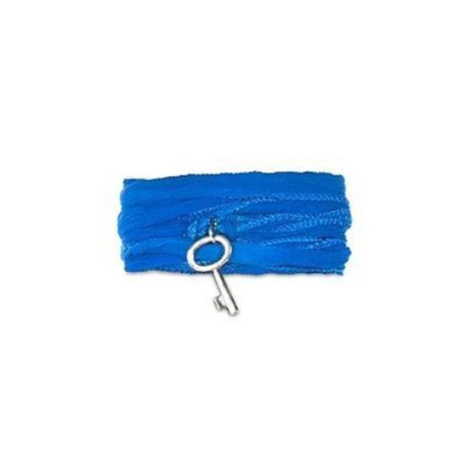 Silk Wrap Key Bracelet