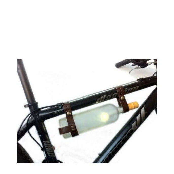 Bicycle Wine Rack - Classic Leather