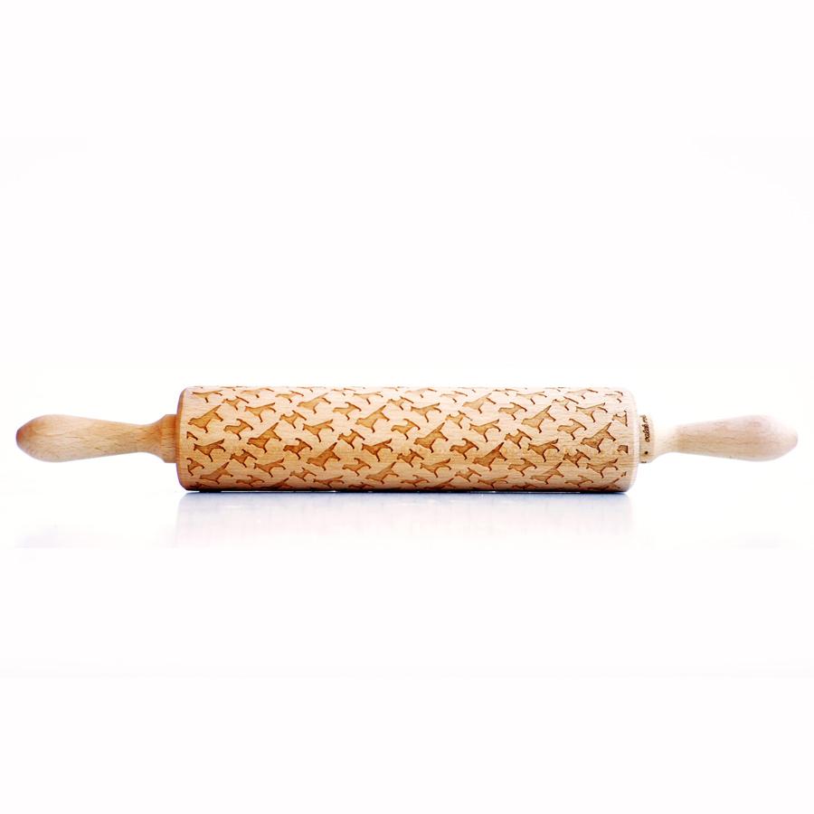 Dogs Embossing Rolling Pin