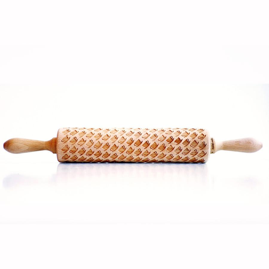 Teacups Embossing Rolling Pin