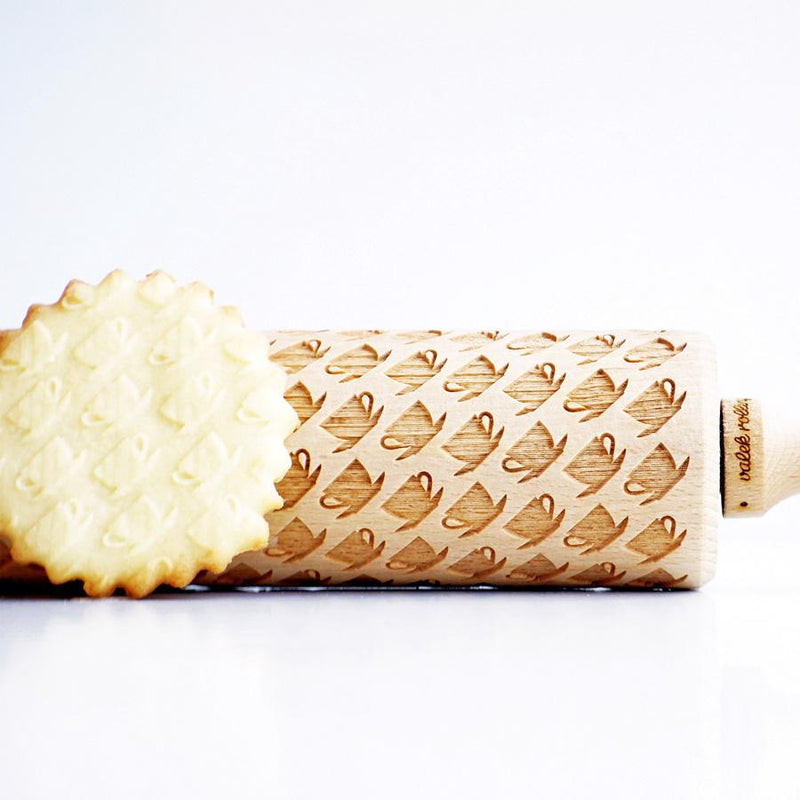 Heart Embossing Rolling Pin